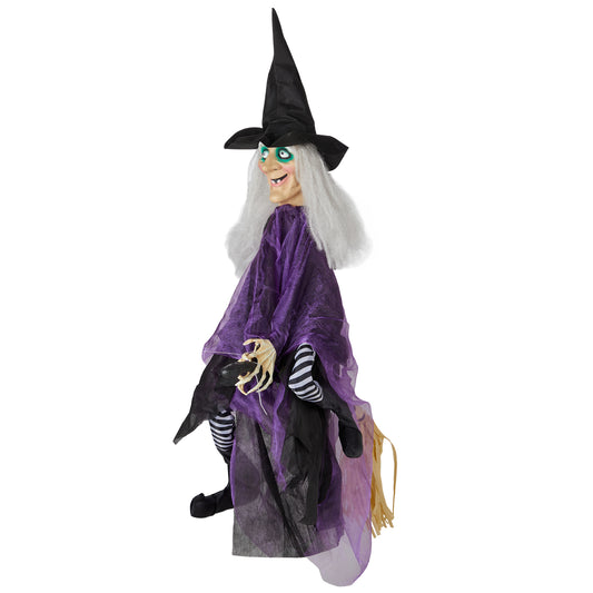 US Local 3ft Witch Halloween Hanging Decoration