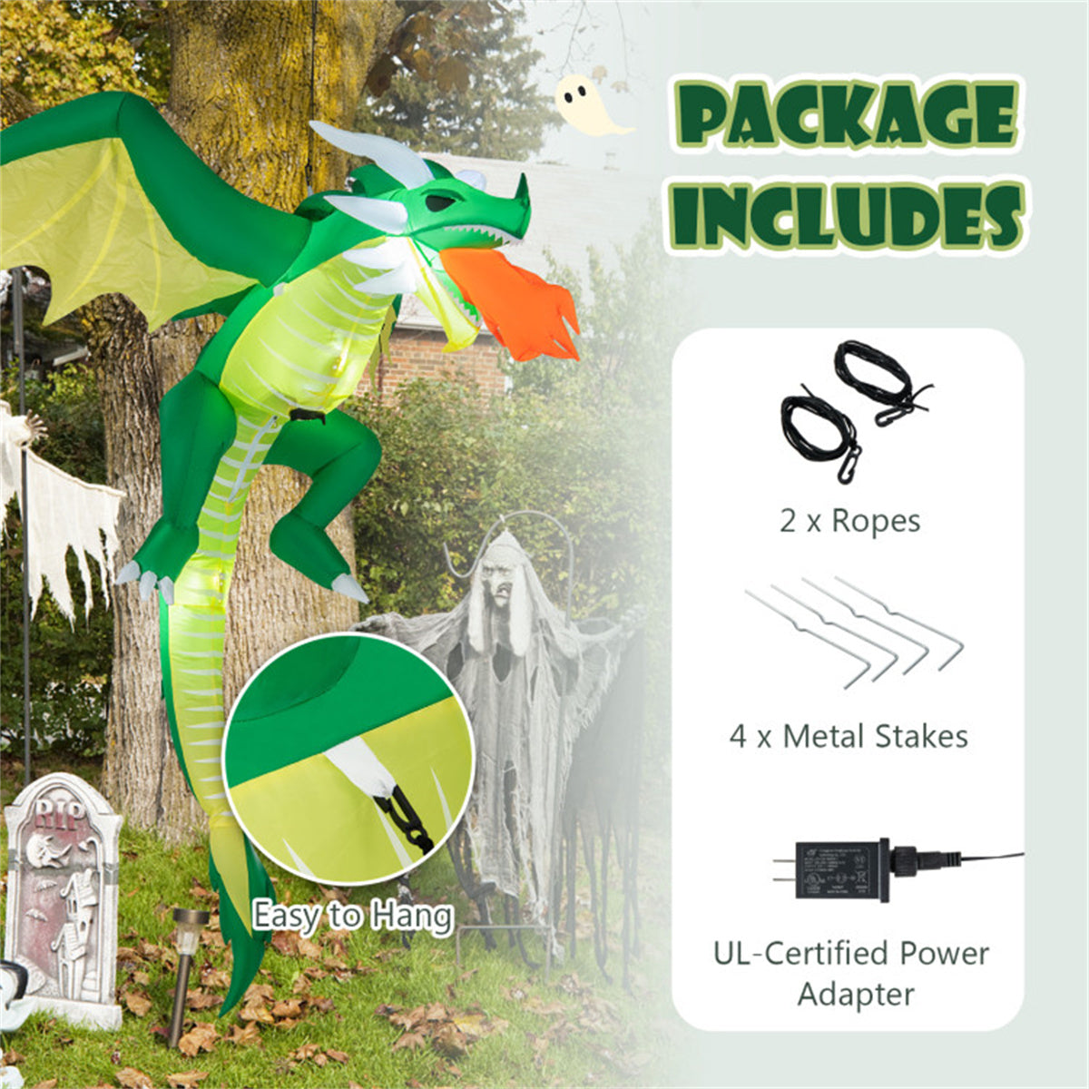 US Local 5-foot Halloween inflatable decoration