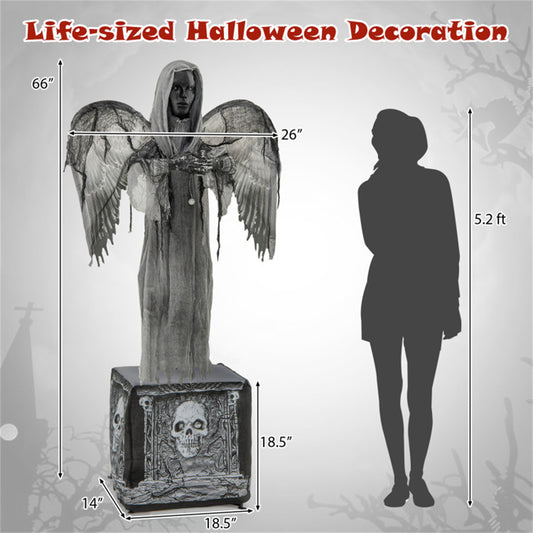 US Local 5.5-foot Halloween decorations with wing flutter