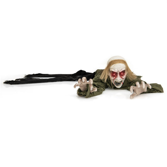 US Local Halloween zombie decorations with sparkling eyes and spooky sounds