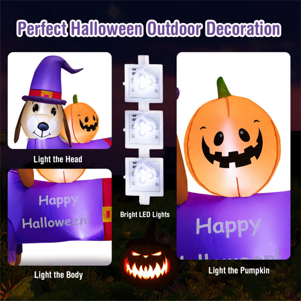 US Local 5 foot long inflatable Halloween decoration
