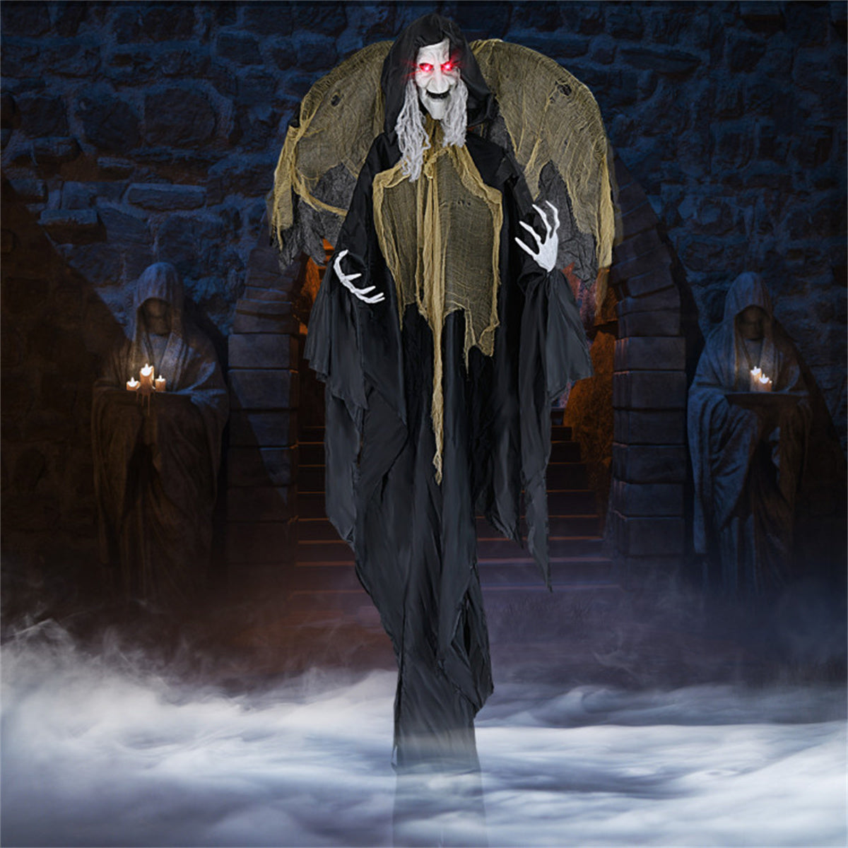US Local 8.2 ft Halloween Decoration Standing Witch