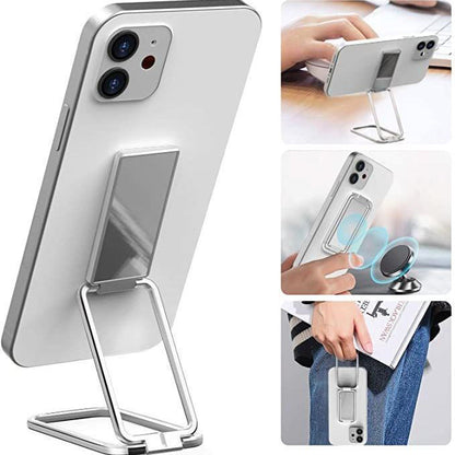 US Local Foldable Mobile Phone Holder Ring Buckle Retractable Desktop CellPhone Stand Car Magnetic Bracket Office Accessories