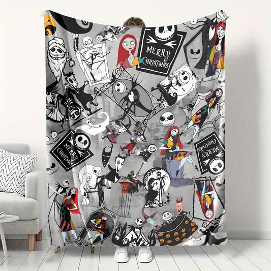 US Local Halloween Horror Ghost Throw Blanket, Gift,