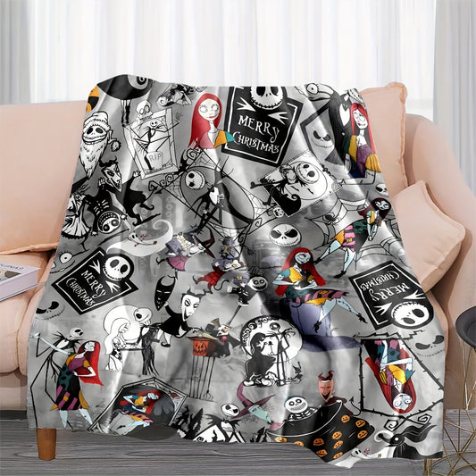 US Local Halloween Horror Ghost Throw Blanket, Gift,