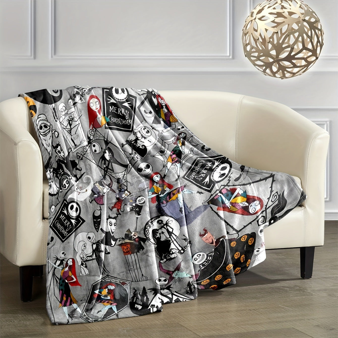 US Local Halloween Horror Ghost Throw Blanket, Gift,
