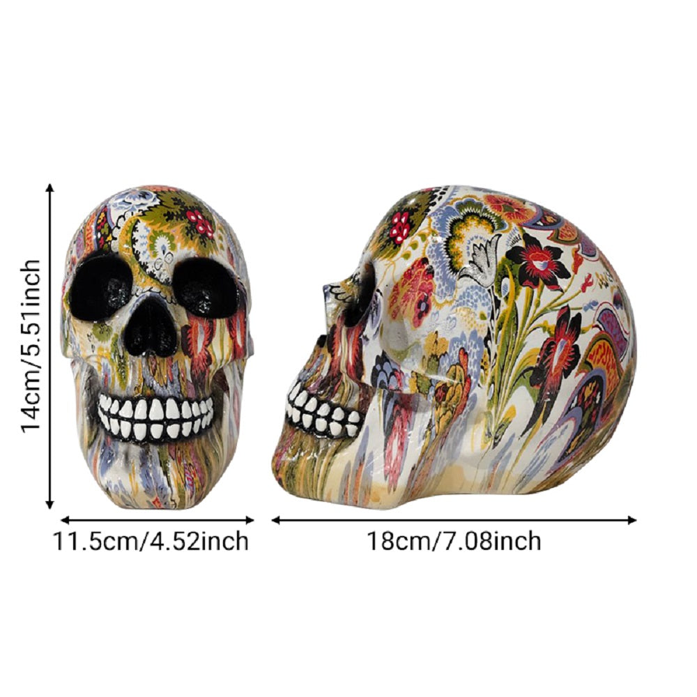 UK Local Halloween Skull Decor Sugar Skull Resin Skull Head Ornament