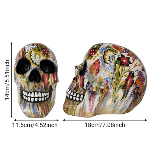 UK Local Halloween Skull Decor Sugar Skull Resin Skull Head Ornament