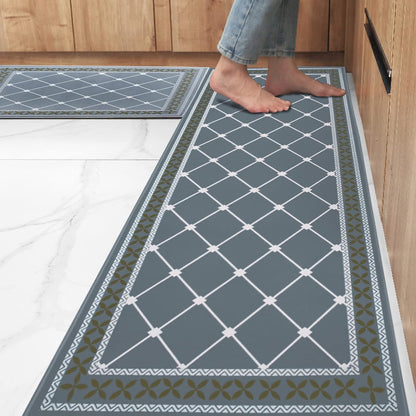 US Local Kitchen Rugs Washable Kitchen Mats for Floor Non Slip Kitchen Mats Set of 2 Absorbent Kitchen Runner, 19.7 X 31.5 In +19.7 X 47.2 In