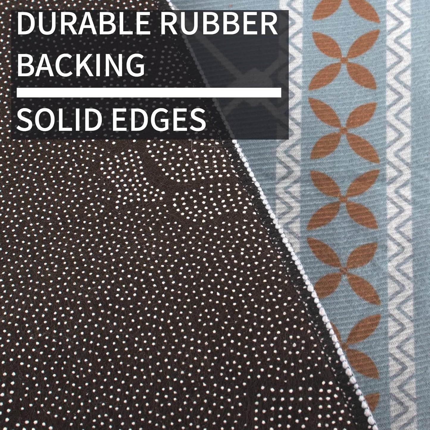 US Local Kitchen Rugs Washable Kitchen Mats for Floor Non Slip Kitchen Mats Set of 2 Absorbent Kitchen Runner, 19.7 X 31.5 In +19.7 X 47.2 In