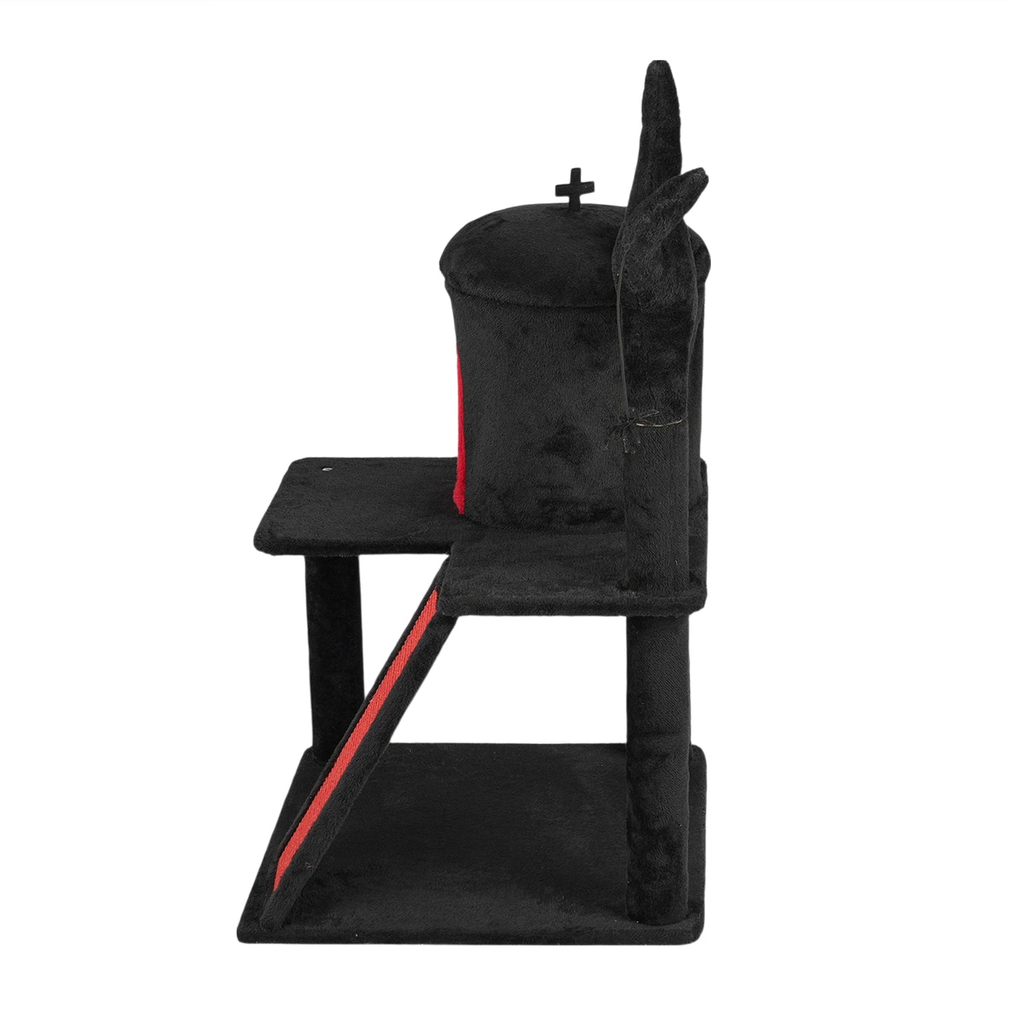 US Local 42" Halloween Gothic Pet Cat Tree, Tower Toy for Indoor