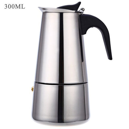 Stainless Steel Coffee Pot Mocha Espresso Latte Percolator