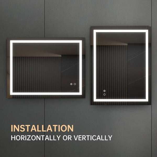 US Local LED Lighting Bathroom Wall Mounted Mirror