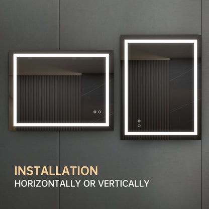 US Local LED Lighting Bathroom Wall Mounted Mirror