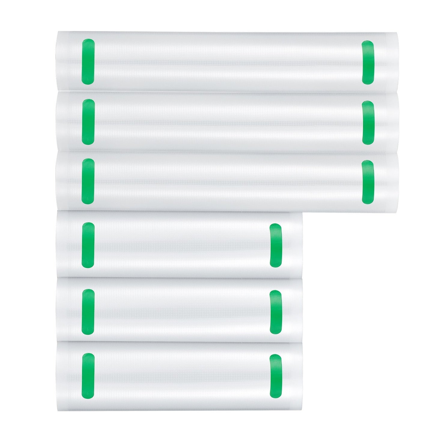 US Local 6 Rolls Vacuum Sealer Bags 11 In X 20 Ft & 8 In X 20 Ft Customizable Non-BPA Bag