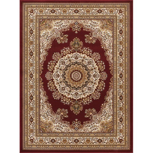 US Local Manchester GC HER5007 Red 2 Ft. X 3 Ft. Area Rug
