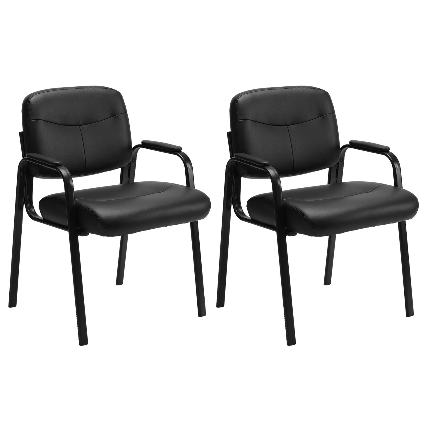 US Local Leather Conference Room Chairs With Padded Arms,eception Chairs,Office Guest Chairs