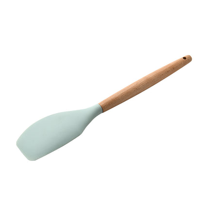 US Local Silicone Kitchenware With Wooden Handle