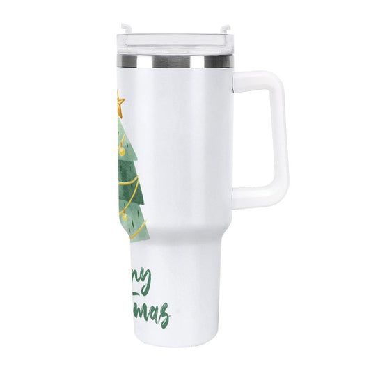 PHDT00317 POD US Local Tumbler 40 oz Large Capacity Car Cup Christmas Tree