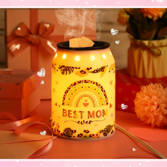 US Local Mom Gifts Wax Warmer, Wax Melt Warmer Ceramic Electric Scentsy Candle Wax Melts Good Mom Meaningful Gifts For Mom For Livingroom Kitchen Bathroom