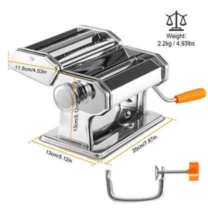 US Local Pasta Maker Roller Machine Fettuccine Noodle Maker