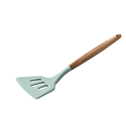 US Local Silicone Kitchenware With Wooden Handle