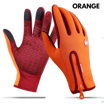 US Local Winter Gloves Touch Screen Riding Motorcycle Sliding Waterproof Sports Gloves With Fleece