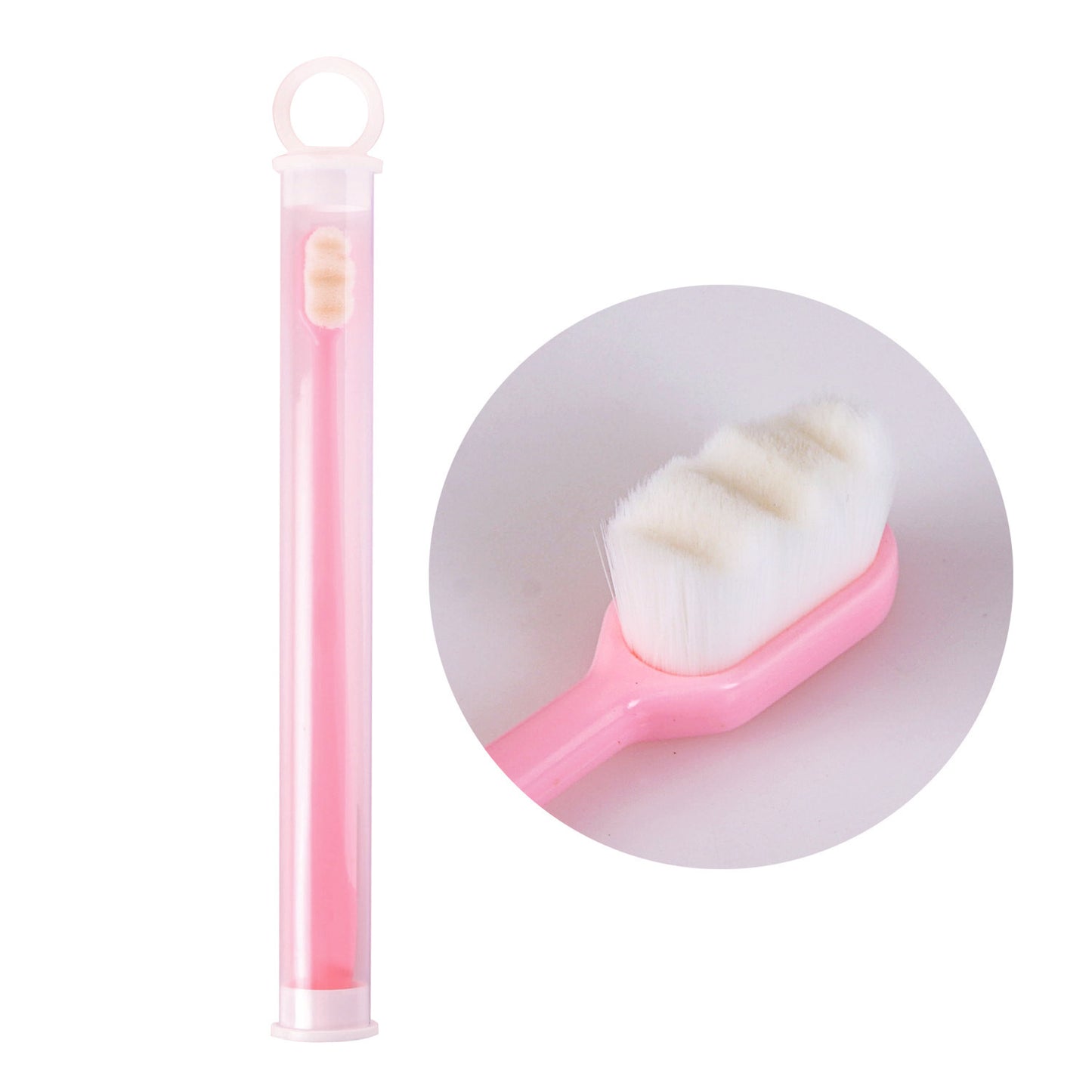 USA Local Ultra-fine Toothbrush Super Soft Bristle Deep Cleaning Brush Portable For Oral Care Tools Teeth Care Oral Cleaning Travel