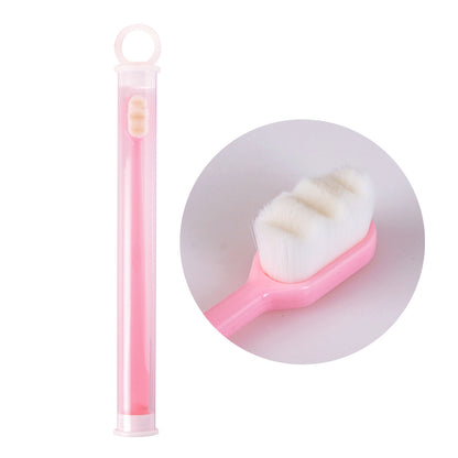 US Local Ultra-fine Toothbrush Super Soft Bristle Deep Cleaning Brush Portable For Oral Care Tools Teeth Care Oral Cleaning Travel