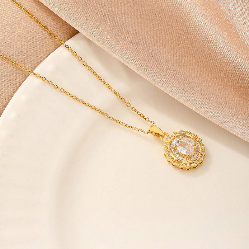 Light Luxury Necklace All-match Love Women