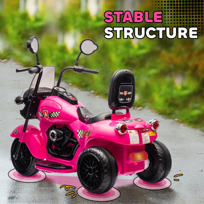 US Local 6V 3 Wheel Electric Motorcycle for Kids