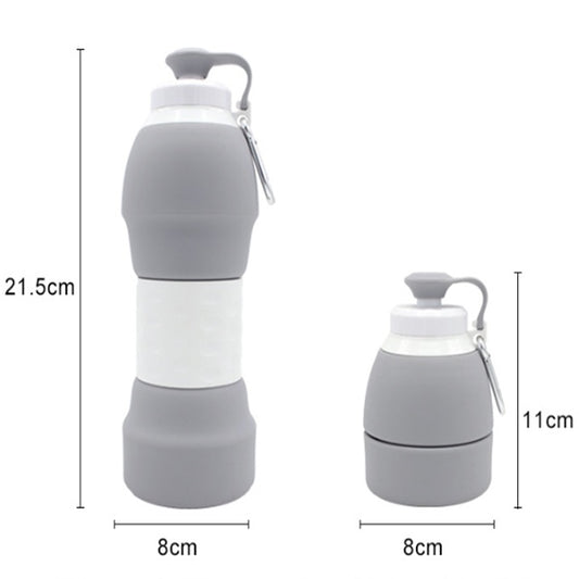 USA Local Silicone folding water bottle