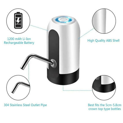 US Local Water Bottle Electric Automatic Universal Dispenser 5 Gallon USB USB Water Dispenser Automatic Drinking Water Bottle