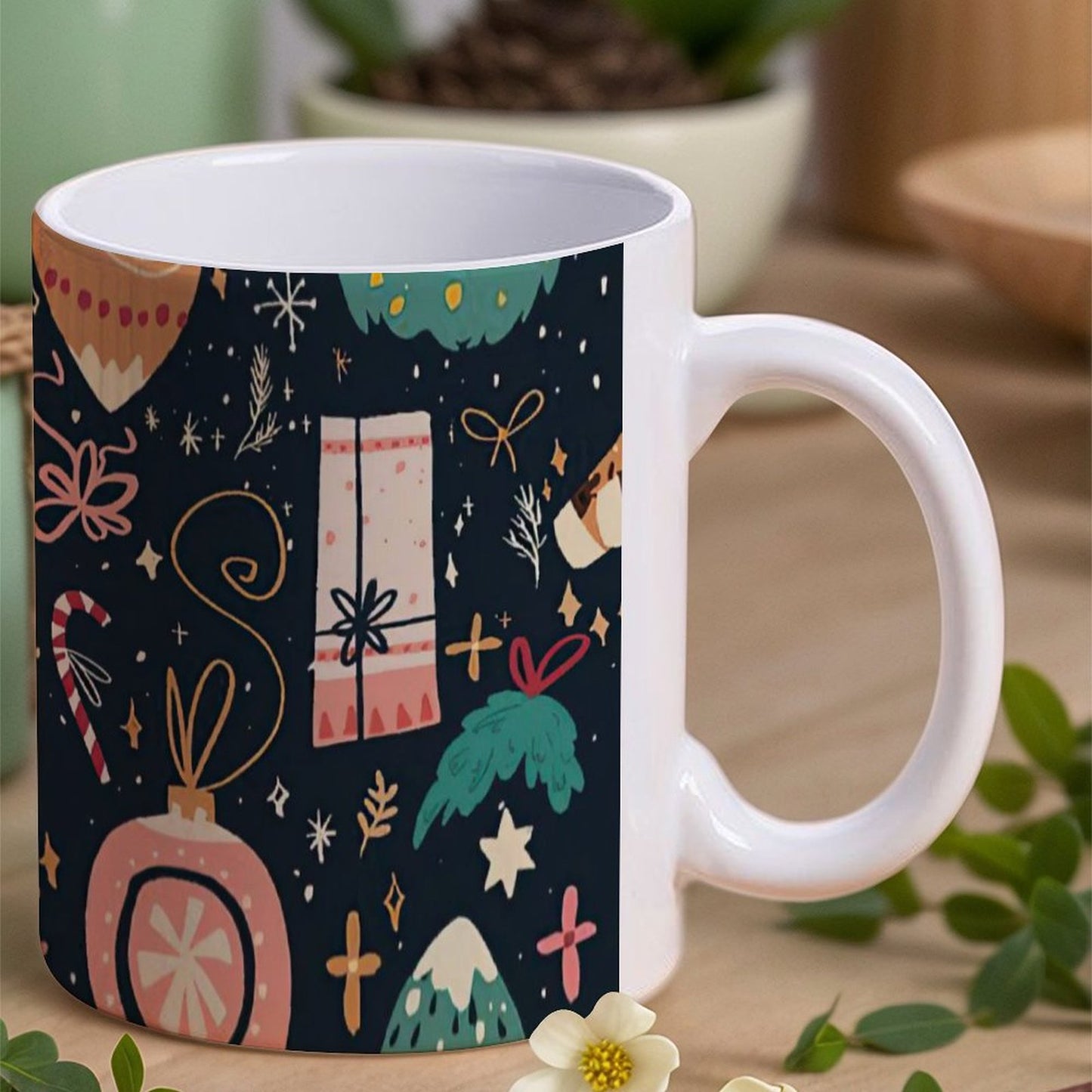 POD US Local White mug with full print, Christmas Gift 0087