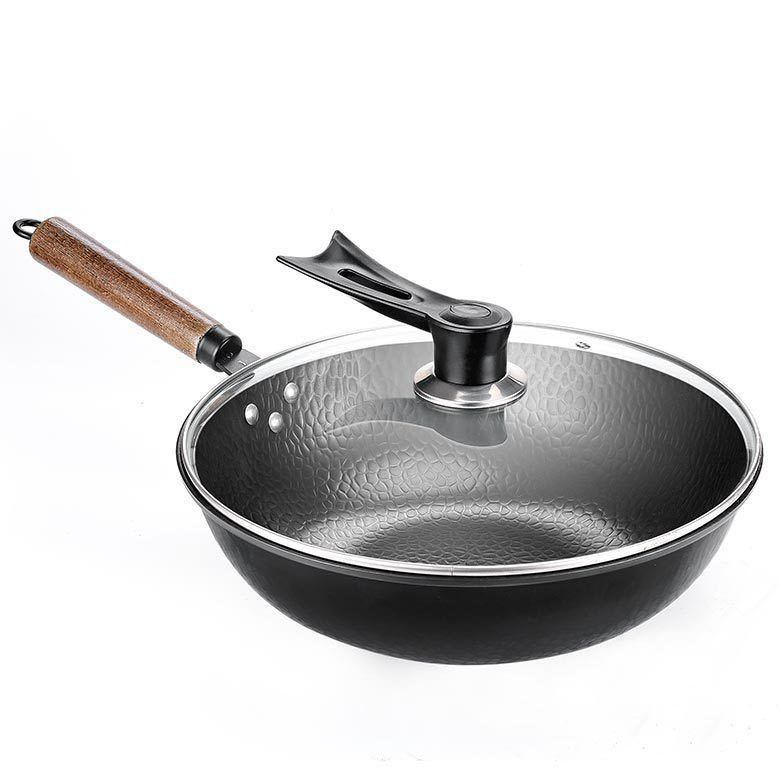 USA Local Iron Pan Traditional Iron Wok Handmade