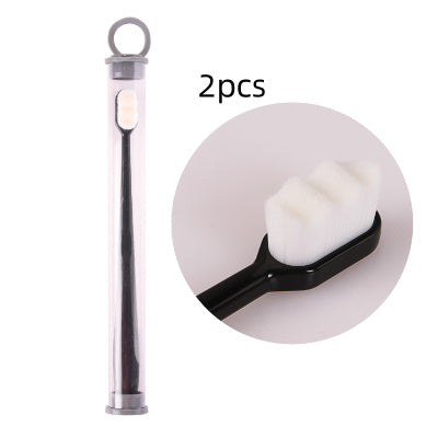 US Local Ultra-fine Toothbrush Super Soft Bristle Deep Cleaning Brush Portable For Oral Care Tools Teeth Care Oral Cleaning Travel