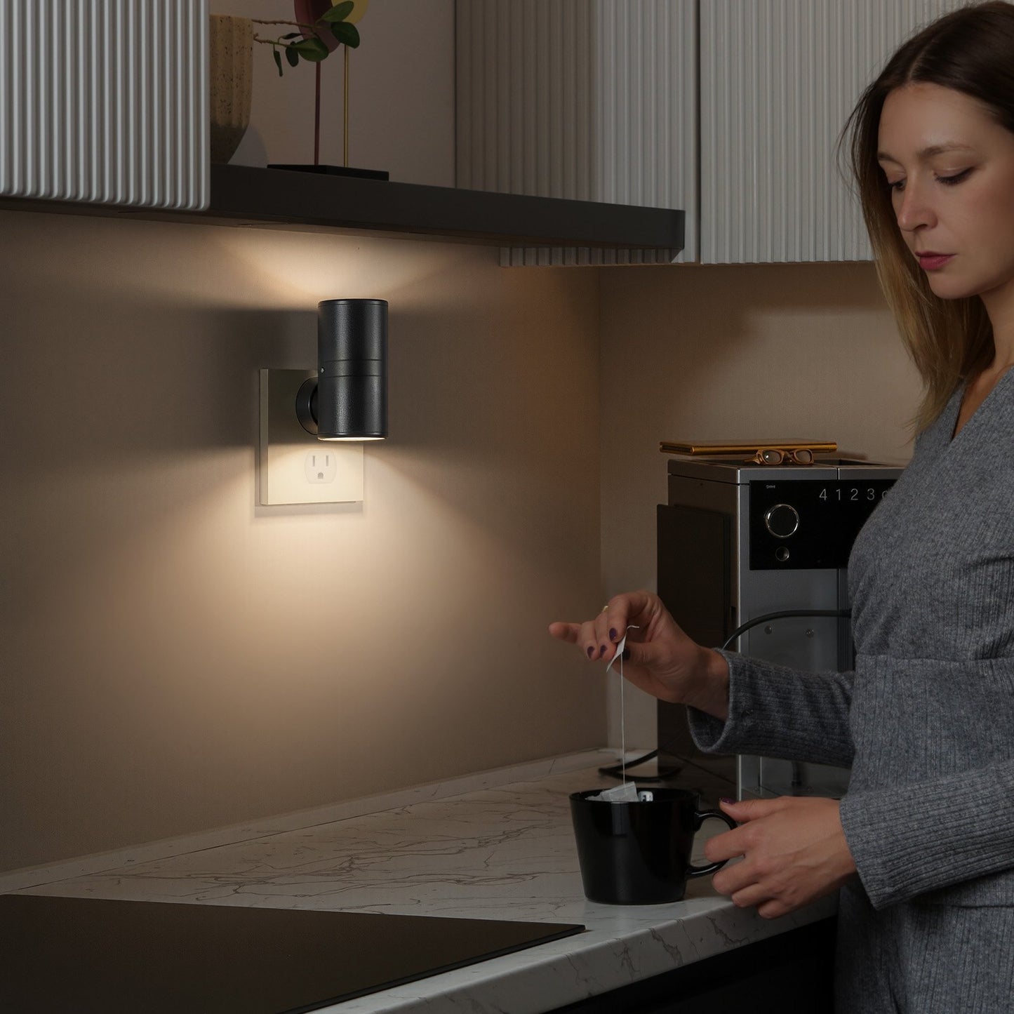 US Local LED Night Lights Dusk To Dawn Sensor Modern Night Lights Plug Into Wall