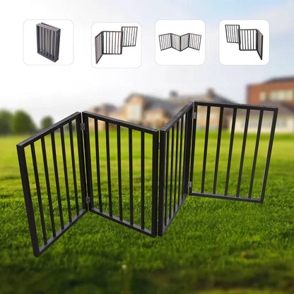 US Local Pet Gate - Dog Gate For Doorways,Stairs Or House-standing, Folding