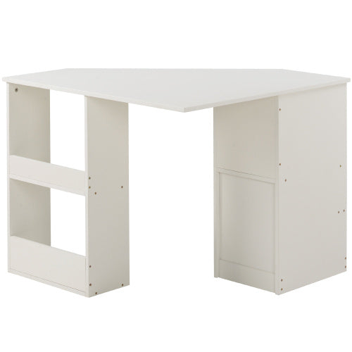 UK Local L-Computer Desk Corner Computer Desk With Large Storage Space Study Desk Laptop Table For Home Office
