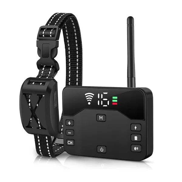 US Local Wireless Electric Dog Fence Waterproof Pet Shock Boundary Containment System Electric Training Collar For Small Medium Large Dogs