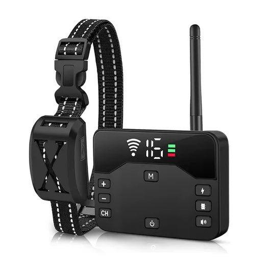 US Local Wireless Electric Dog Fence Waterproof Pet Shock Boundary Containment System Electric Training Collar For Small Medium Large Dogs