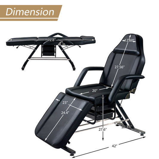 US Local Massage Salon Tattoo Chair, Adjustable Beauty Barber Spa Beauty Equipment