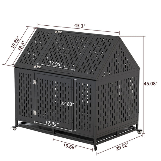 US Local 45inch Heavy Duty Dog Crate