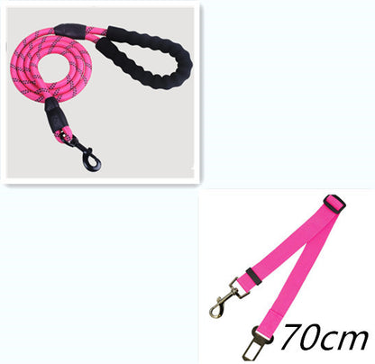 US Local Reflective Dog Leash Nylon Pet Dog Leash Rope For Small Medium Large Dogs Walking Training Pet Suppiles