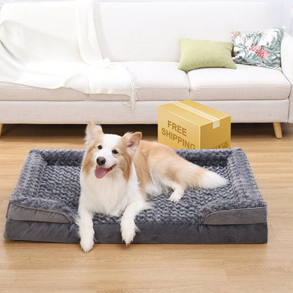 Washable Chew Proof Washable Luxury Orthopedic Dog Sofa Pet Bed For Dogs