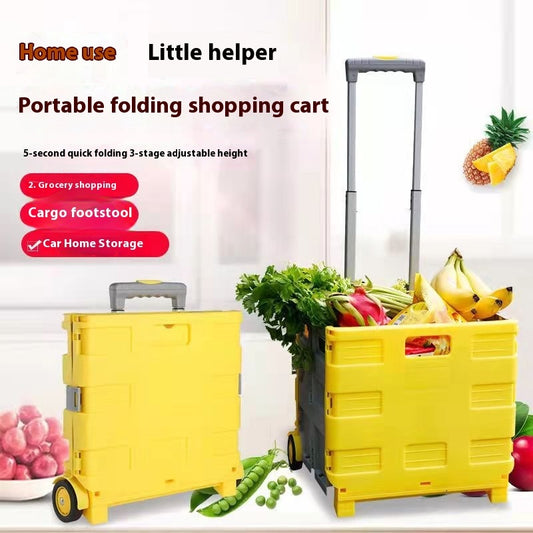 US Local Household Lever Car Plastic Foldable With Lid