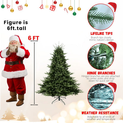 US Local PE, PVC Christmas Tree, Green