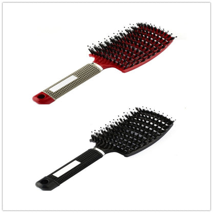 US Local Hairbrush Anti Klit Brushy Haarborstel Women Detangler Hair Brush Bristle Nylon Scalp Massage  Teaser Hair Brush Comb