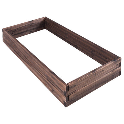 US Local Elevated Wooden Garden Planter Box Bed Kit