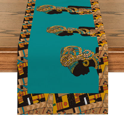 Table Runner National Geometric Tea Table